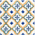 Декор STG/A469/5232 Капри Майолика 20х20 Kerama Marazzi глянцевый керамический