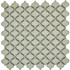 Мозаика из керамогранита PIX624, чип 35х40 мм, сетка 273х255х7 мм глянцевая, серый