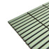 Мозаика Marble Mosaic Kit-Kat Anis керамика 28.2х29.4 см полированная чип 12x92 мм, зеленый