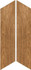 Керамогранит RC5G Inedito Chevron Nocciola 11x54 Marazzi Ragno матовый напольный УТ-00028868