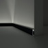 Плинтус NMC Wallstyl IL10 Black полистирол