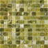 Мозаика из мрамора Dondong PIX214, чип 23x23 мм, сетка 305х305x6 мм глянцевая, зеленый