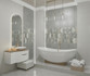 Настенная плитка Lunario Bianco 24.2x70 Eletto Ceramica матовая керамическая 00-00108495