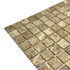 Мозаика Marble Mosaic Emperador light Mat камень 30х30 см матовая чип 23х23 мм, коричневый