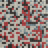Мозаика Mix Standard New Beat Generation 3 керамика 30х30 см Appiani матовая чип 12х12 мм, белый, коричневый, красный, синий XNBG 403
