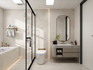 Керамогранит Cuarzo Gold Digital Satin 60х120 NT Ceramic Riverstone сатинированный универсальная плитка NTT9362DS
