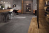 Мозаика Boost Smoke Mosaico Hex Black AN69 25x28,5 керамогранитная