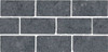 Бордюр BR021T Роверелла Серый Темный Мозаичный 34,5x14,7x0,9 Kerama Marazzi матовый