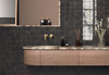Керамогранит 32336 Bohemian Charcoal 10х10 Equipe глянцевый, рельефный (рустикальный) настенная плитка УТ-00066822