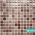 Мозаика QN-018 стекло 31.7х31.7 см глянцевая чип 2.5х2.5 мм, коричневый