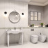 Декор Saphie White 01 30x90 Gracia Ceramica глянцевый керамический 010301002136