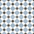 Напольная плитка Chic Howard Blue 45x45 матовая керамическая