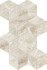 Мозаика Marvel Diva Taj Mahal Mosaico Hex Lapp. 23.3х40.3 керамогранит Atlas Concorde Italy полированная, бежевый AYLQ