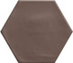 Керамогранит Hex Brown Matt 15x17.3 матовый