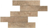 Мозаика Aix Beige Brick Tumbled (A0UF) 37x37 Неглазурованный керамогранит