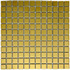 Мозаика Marble Mosaic Sharm Gold стекло 30х30 см глянцевая чип 23x23 мм, золотой-oro-gold
