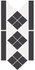 Бордюр Border Lisbon-1 with 1 strip Stand.(Tr.16, Dots 14, Strips 14) 28х15 матовый керамогранит