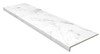 Ступень фронтальная Marble Rout. Carrara Blanco 31,5х119,7 керамогранит антискользящая (grip) 00000039387