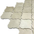 Мозаика Marble Mosaic Arabesco Royal Botticino Pol камень 27.8х32.5 см полированная чип 68х68 мм, бежевый
