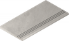 Ступень фронтальная Millenium X2 Silver Gradino Round Grip 30x120 керамогранит антискользящая (grip), матовая Italon x2 620040000196