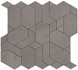 Мозаика Boost Smoke Mosaico Shapes AN66 31x33.5 керамогранитная м2