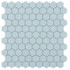 Мозаика Hex Nordic № 925 D Голубой (на сетке) (0,087м2)
