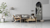 Керамогранит Super White Matt 600х1200х48 мм Ocean ceramic матовый универсальная плитка OC0000167