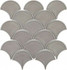 Мозаика KFS-5G керамика 25.9x27.3 см глянцевая чип 86x94 мм, серый