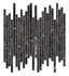 Мозаика Marvel Grigio Intenso Line Lapp (AOU5) 30,5x26 керамогранит