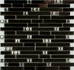 Мозаика MS-604 металл 29.8х30.5 см глянцевая, черный