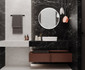 Керамогранит Intense Nero Чёрный LP6060G0131R 59,5х59,5 матовый карвинг Laparet универсальная плитка х9999311681