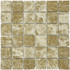 Мозаика Marble Mosaic Emperador light Mat камень 30.5х30.5 см матовая чип 48х48 мм, коричневый, бежевый
