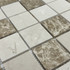 Мозаика Marble Mosaic Mix stone 6 Mat камень 30.5х30.5 см матовая чип 48х48 мм, коричневый, бежевый