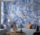 Керамогранит Krion Blue 60x120 Maimoon Lucent carving, полированный универсальная плитка