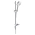 Душевой гарнитур Hansgrohe Raindance Select Showerpipe E120 3jet, со штангой 65 см и мыльницей, белый/хром