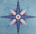 Мозаика Ezarri Панно D-06/2505–А 2.5х2.5 стекло 206x206