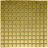 Мозаика Marble Mosaic Sharm Gold стекло 30х30 см глянцевая чип 23x23 мм, золотой-oro-gold