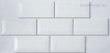 Настенная плитка TH751A белая NSmosaic 7.5х15 глянцевая керамическая