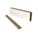 Брус декоративный МДФ Ликорн 40х40 белый матовый окрашенный