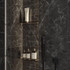 Декор KMD2PTG004BR Чипсет Коррер Чёрный глянцевый обрезной 30x60x0,9 Kerama Marazzi  керамический