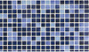 Мозаика Azul - часть 7 2.5x2.5 стекло 31.3х49.5