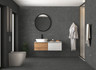 Керамогранит GT1206014365MR Lakeside_GT Черный 60x120 линии Global Tile матовый, рельефный (рустикальный) настенная плитка