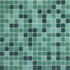 Мозаика ML42005S стекло 32.7х32.7 см глянцевая чип 20x20 мм, зеленый