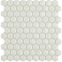 Мозаика Hex Matt Белый № 904D (на сетке) (0,087м2) стекло 30.7x31.7