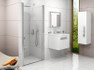 Душевая дверь Ravak Chrome CSD1-80 блестящий+транспарент 0QV40C00Z1
