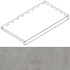 Ступень фронтальная Luce Grad.Jolly Acciaio Ret 40x120x20 матовая керамогранит