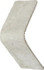 Декор Monopole Esquina Jerica Ceniza 13,1x15,5, матовый керамогранит
