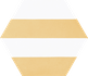 Керамогранит Hex. Porto Capri Yellow Codicer 22x25 матовый универсальный 56429