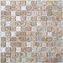 Мозаика K-754 мрамор 29.8х29.8 см матовая чип 23х23 мм, бежевый, серый