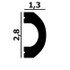 Молдинг P127-2800 Перфект Плюс дюрополимер 2800х28х13 мм
